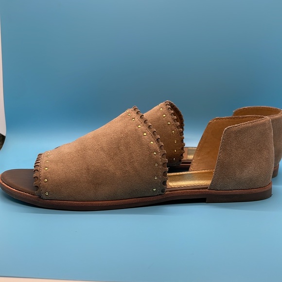 Sarto Franco Sarto tan suede flat Sz 7.5 - Picture 4 of 10